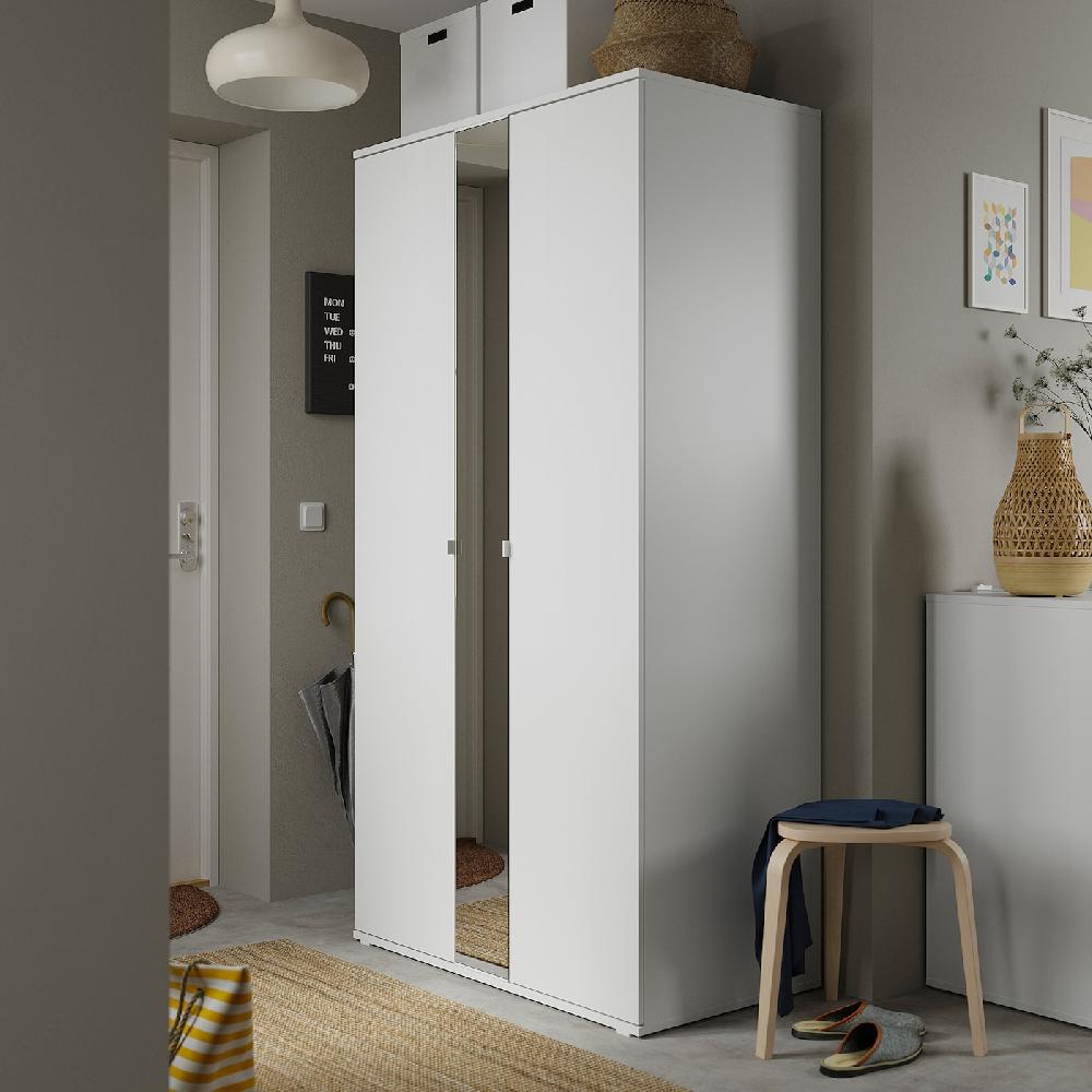 IKEA VIHALS Armario con 2 puertas blanco 105x57x200 cm Oferta especial