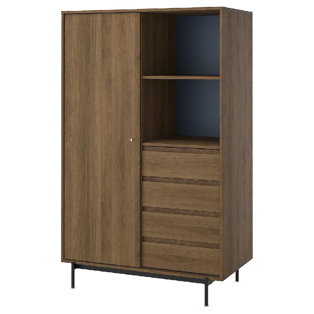 IKEA RÅDMANSÖ Armario marrón efecto nogal 118x64x190 cm Envío gratis