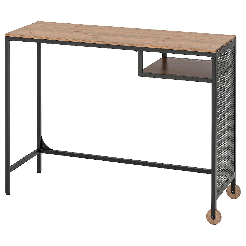 IKEA FJÄLLBO Mesa para portátil negro 100x36 cm