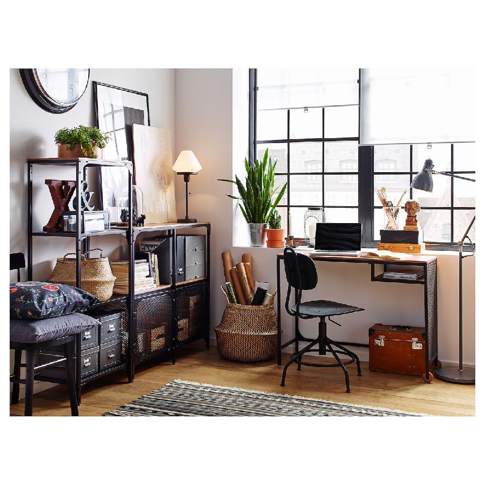 IKEA FJÄLLBO Mesa para portátil negro 100x36 cm Oferta especial de fábrica
