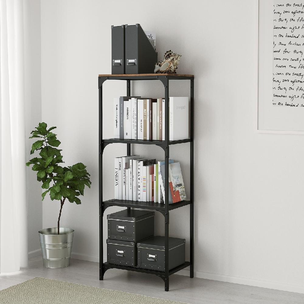 IKEA FJÄLLBO Estantería negro 51x136 cm Solo queda un día