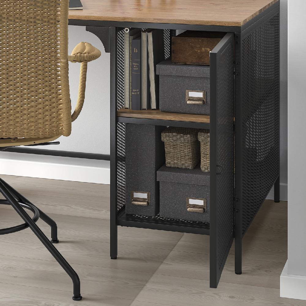 IKEA FJÄLLBO Escritorio negro 140x70 cm Grandes descuentos