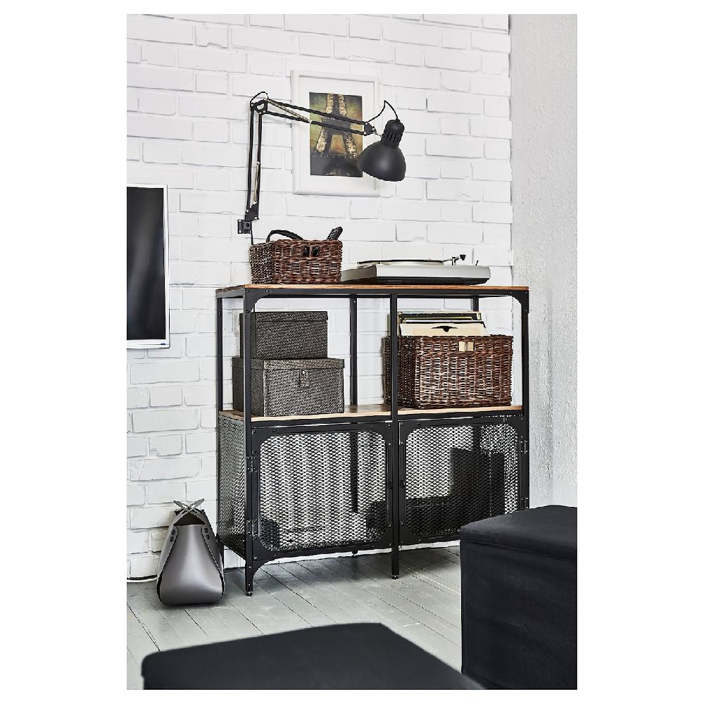 IKEA FJÄLLBO Estantería negro 100x95 cm Limitado a 3 días