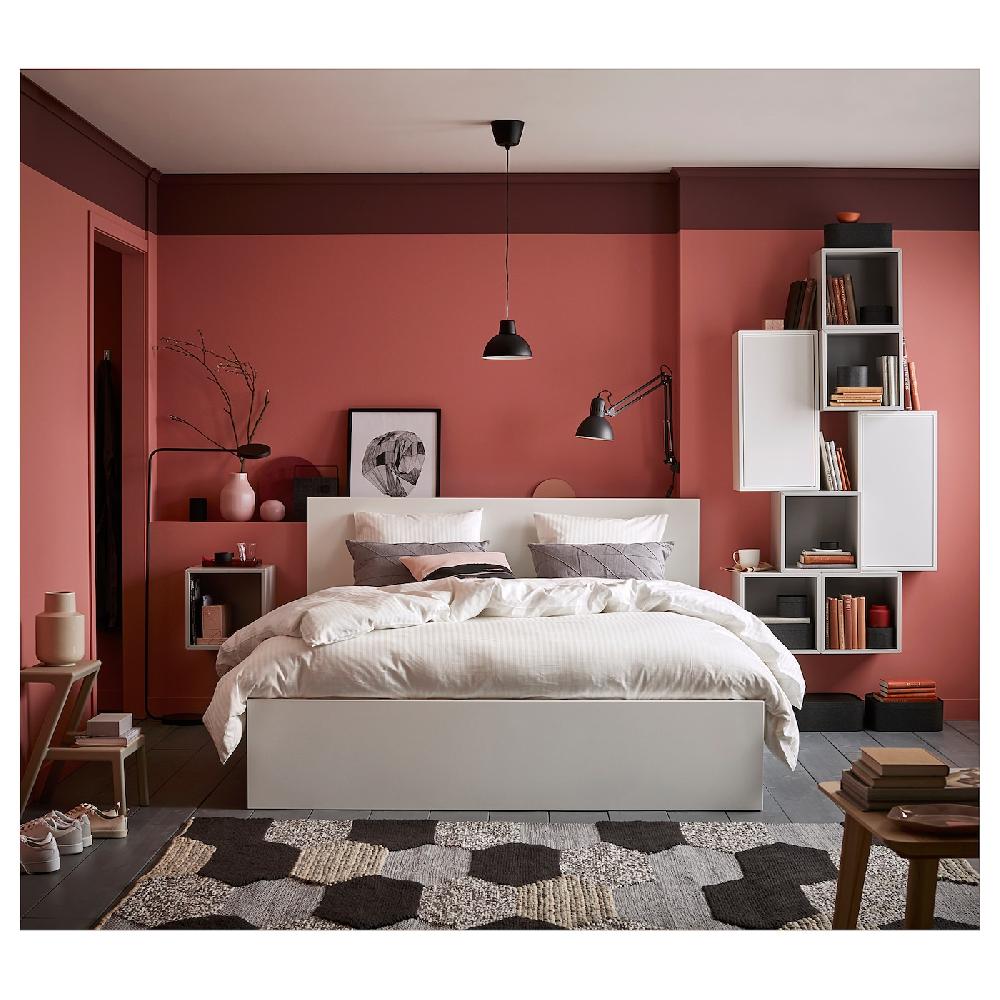 IKEA MALM Estructura de cama con 4 cajones blanco/Lönset 180x200 cm En oferta