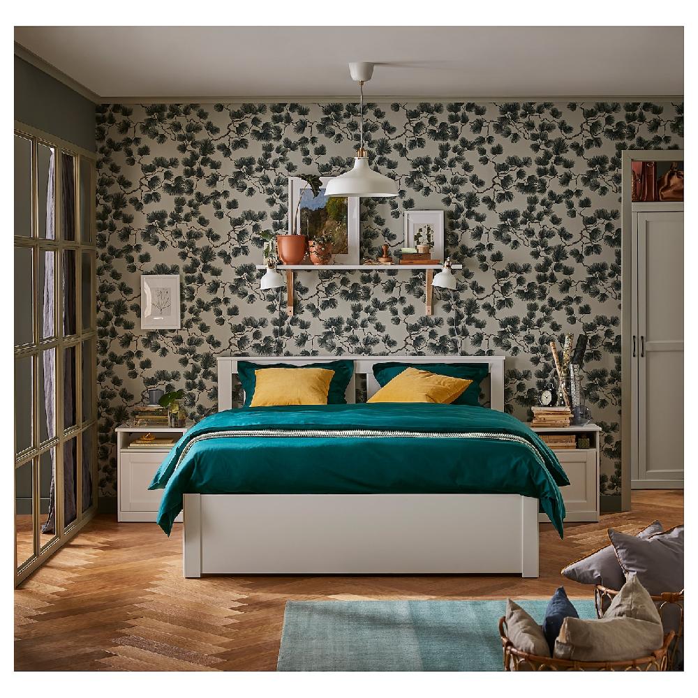 IKEA SONGESAND Estructura de cama con 2 cajones blanco 140x200 cm Libre de impuestos