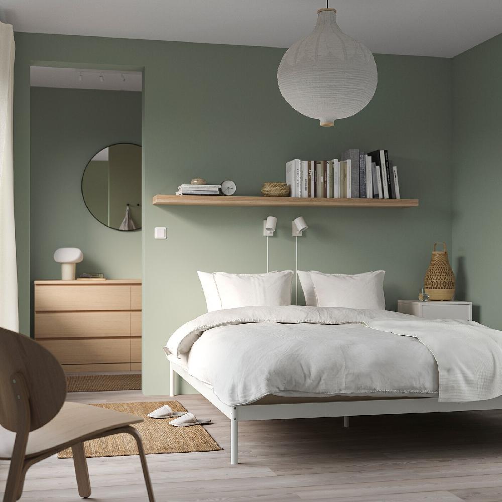 IKEA VEVELSTAD Estructura de cama blanco 135x190 cm Descuentos del mes