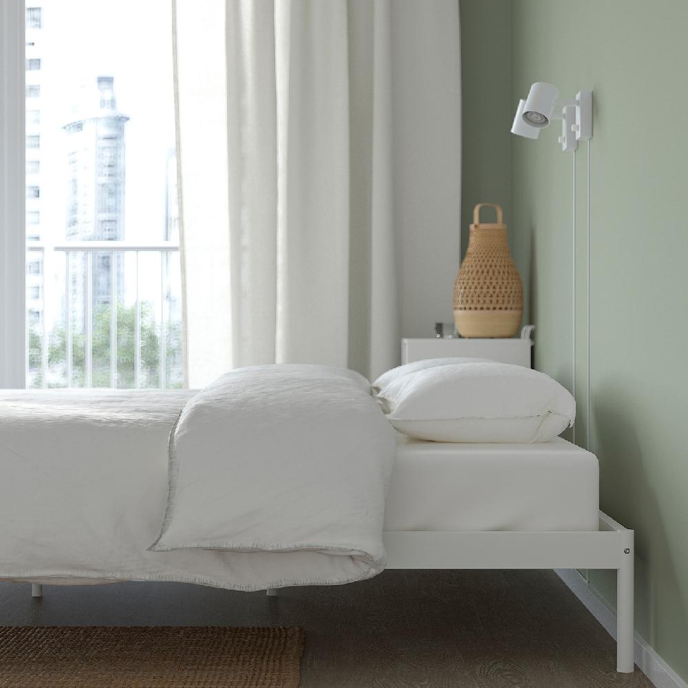 IKEA VEVELSTAD Estructura de cama blanco 135x190 cm Descuentos del mes
