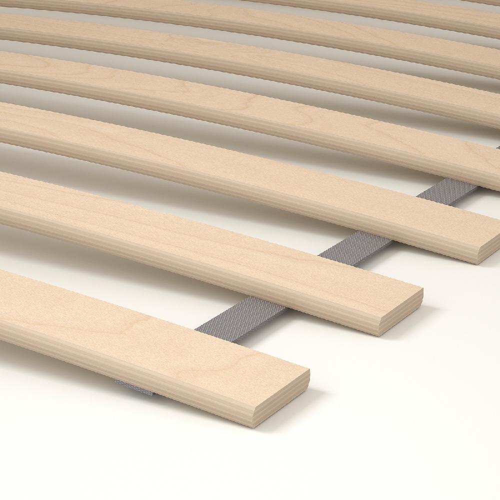 IKEA RAMNEFJÄLL Estructura cama tapizada Kilanda beige claro/Luröy 140x200 cm Oferta exclusiva