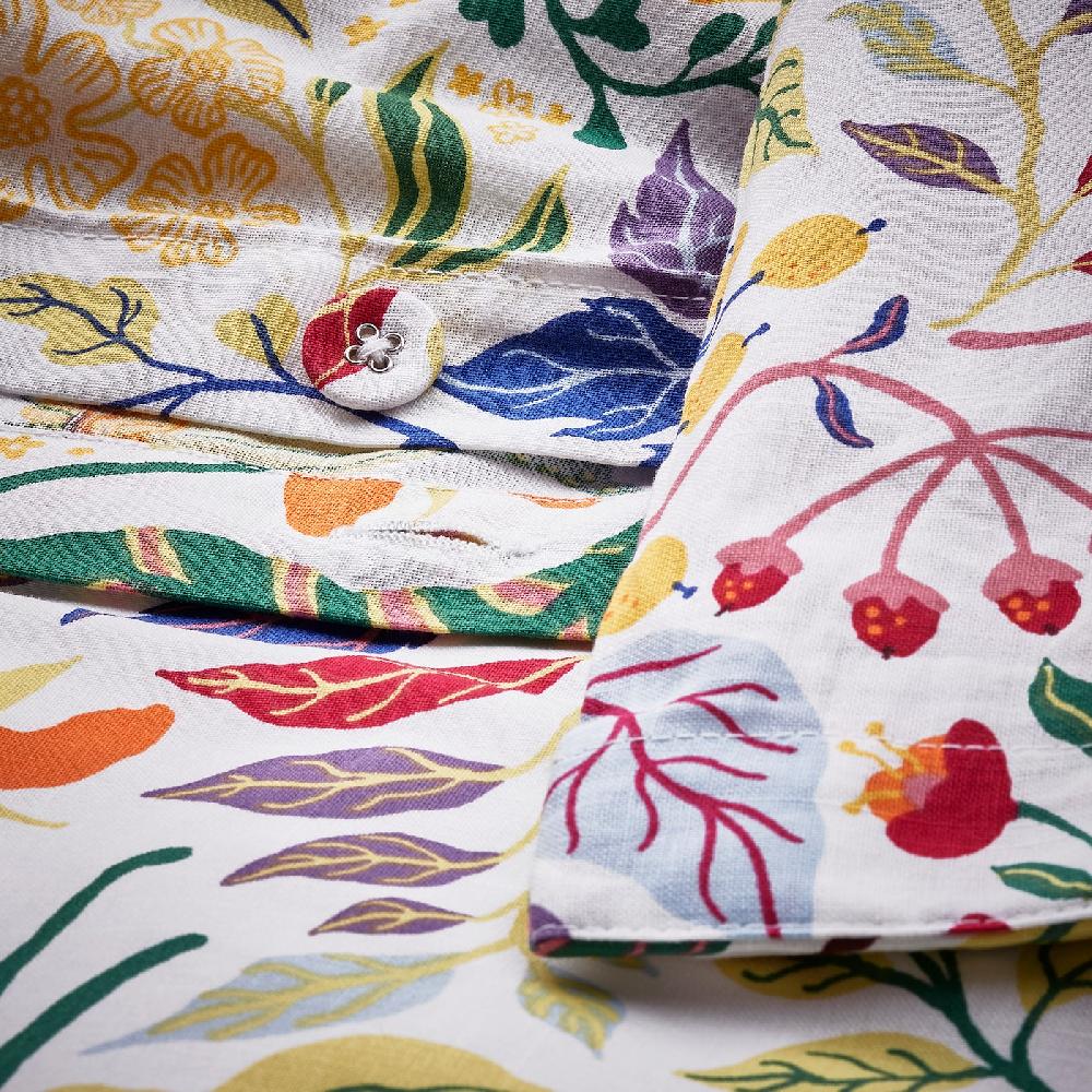 IKEA STRANDLUMMER Funda nórdica y 2 fundas almohada multicolor/motivo floral 240x220/50x60 cm Rebajas de fin de temporada