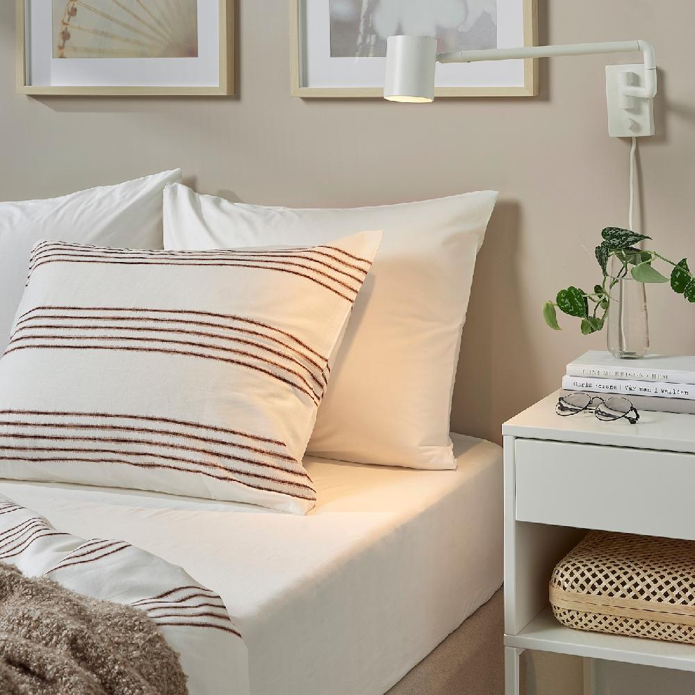IKEA DVALA Sábana bajera ajustable blanco 160x200 cm Precio ultrabajo