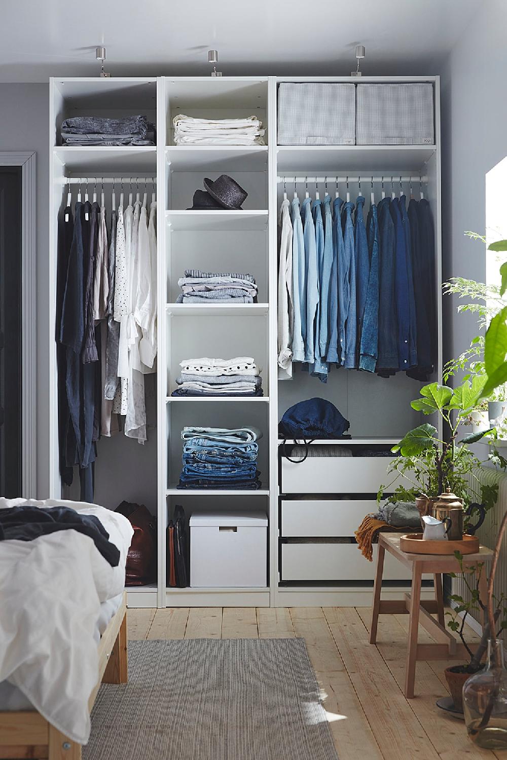 IKEA PAX Estructura armario blanco 50x58x236 cm Rebajas baratas