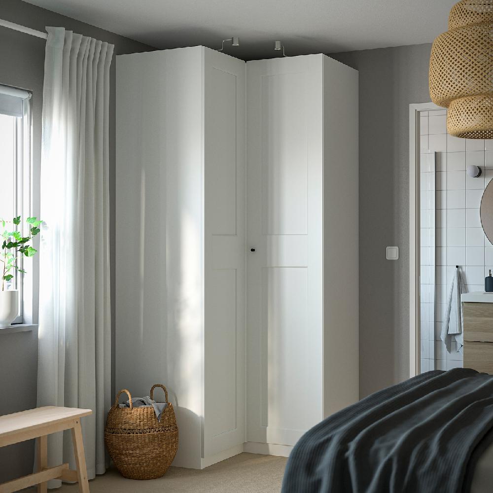 IKEA PAX / GRIMO Armario esquinero blanco/blanco 110/110x236 cm Los más vendidos