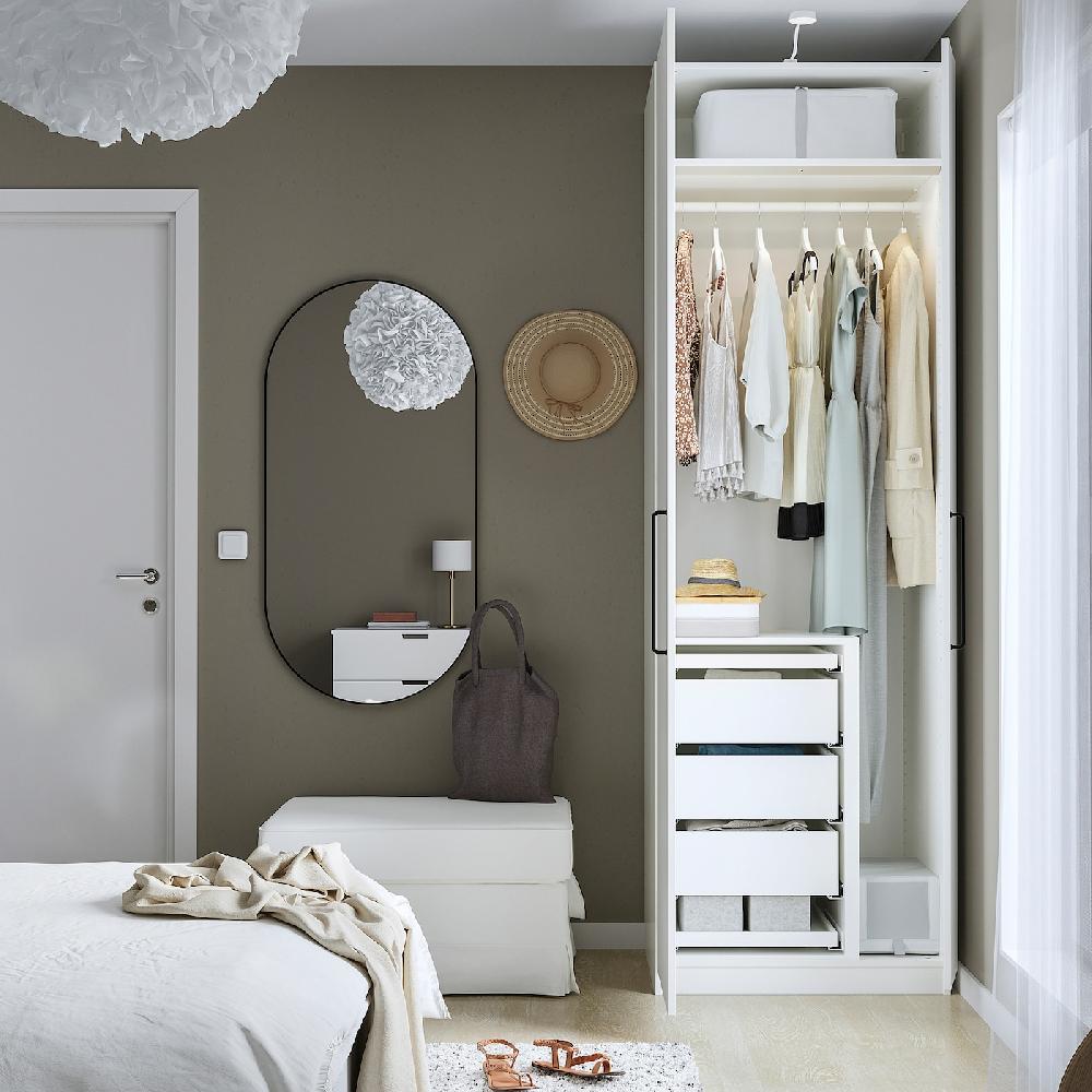 IKEA PAX / FORSAND Combinación armario blanco/blanco 75x60x236 cm Tienda