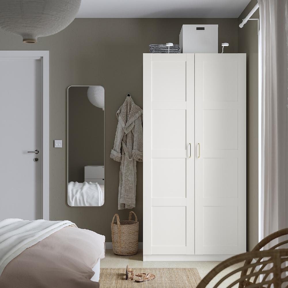 IKEA PAX / BERGSBO Armario blanco/blanco 100x60x201 cm Mejor oferta
