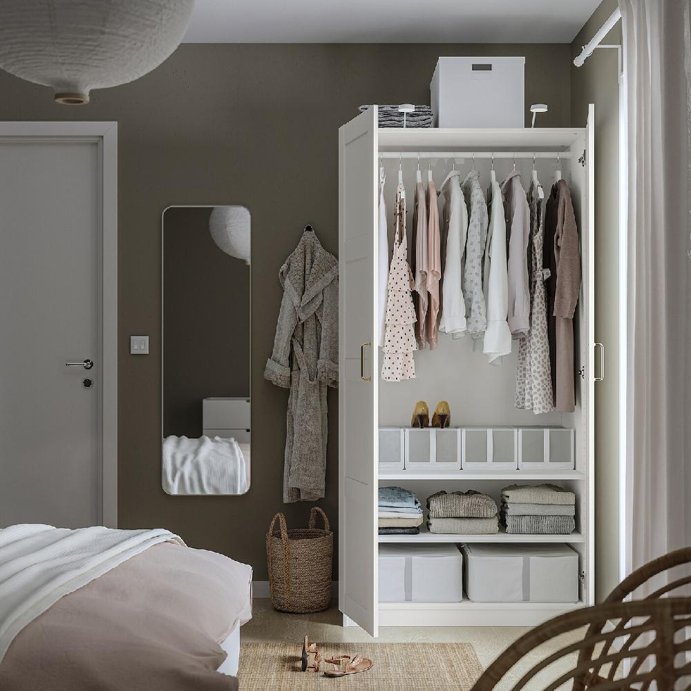 IKEA PAX / BERGSBO Armario blanco/blanco 100x60x201 cm Mejor oferta