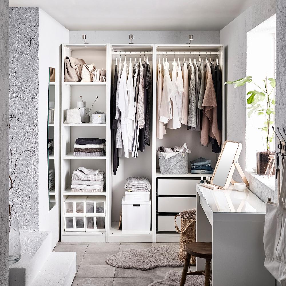 IKEA PAX Armario blanco 175x58x201 cm Rebajas online