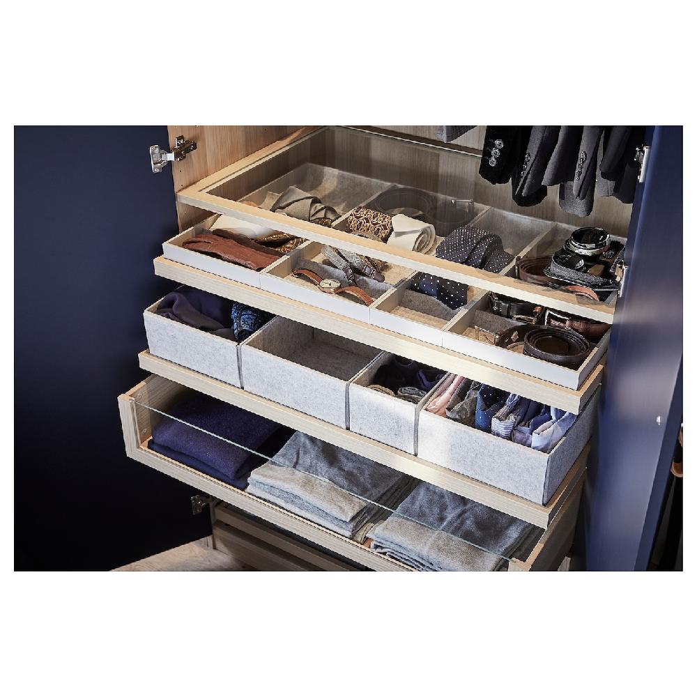 IKEA KOMPLEMENT Caja juego de 4 gris claro 40x54 cm Rebajas top