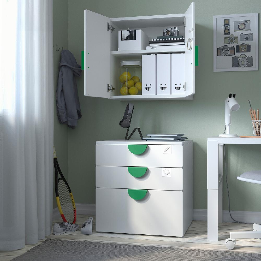 IKEA SMÅSTAD Armario de pared blanco blanco/con 1 balda 60x32x60 cm Último día