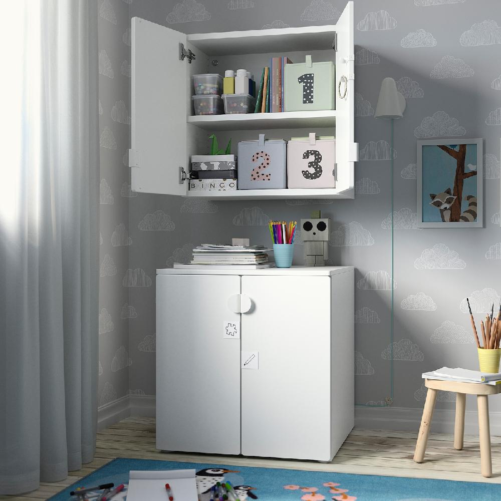IKEA SMÅSTAD Armario de pared blanco blanco/con 1 balda 60x32x60 cm Último día