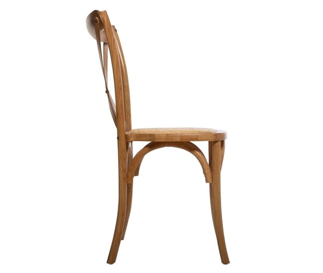 Conforama Silla de cocina fija BISTROT color natural Último día