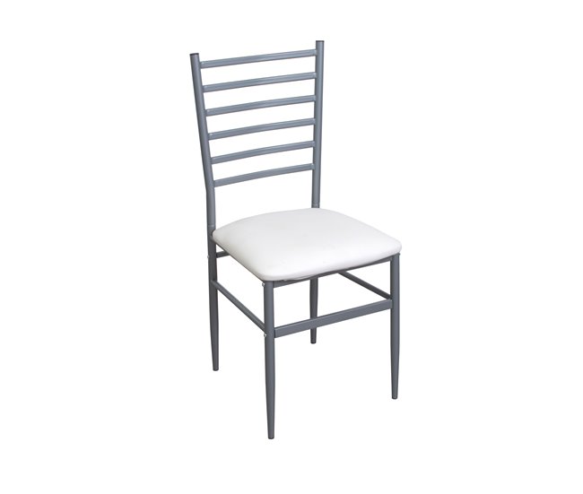 Conforama Silla de cocina ALKOR ICE II fija color blanco Promoción por tiempo limitado