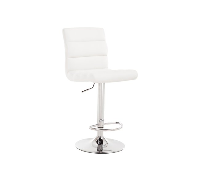 Conforama Pack 2 unidades taburetes ajustables PALM blanco Superdescuento