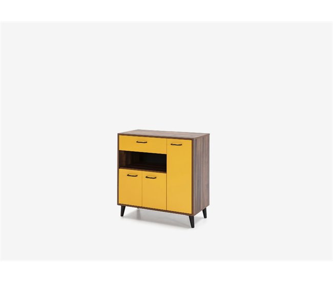 Conforama Mueble microondas JASMINE mónaco/mostaza Tienda de fábrica