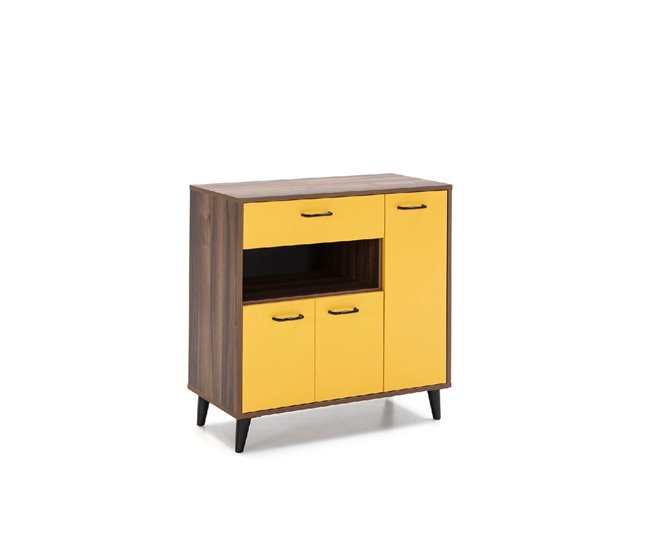 Conforama Mueble microondas JASMINE mónaco/mostaza Tienda de fábrica
