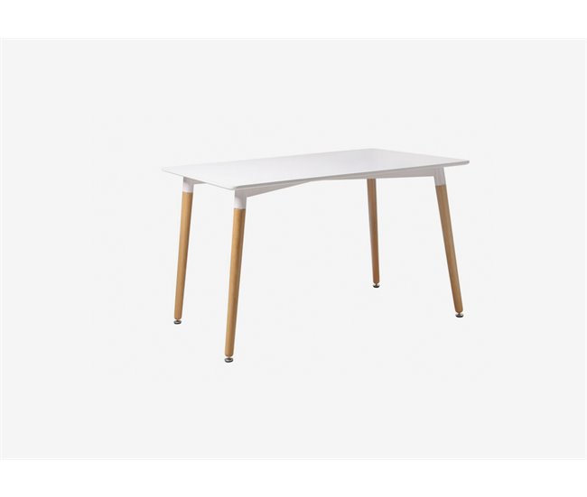 Conforama Mesa de cocina PARIS fija 120x80cm blanca Descuentos del mes
