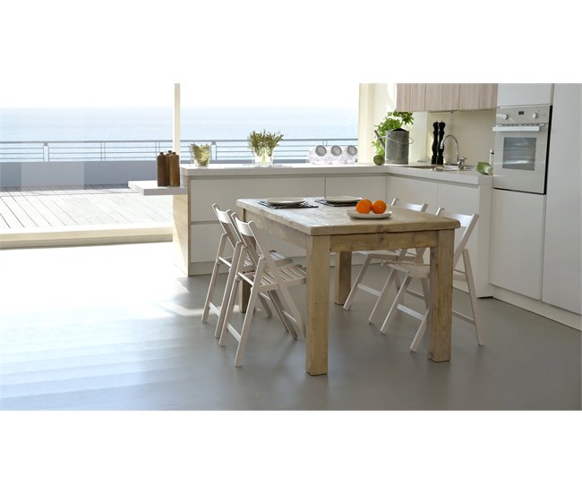 Conforama Silla plegable LIBRO lacada en blanco Oferta exclusiva