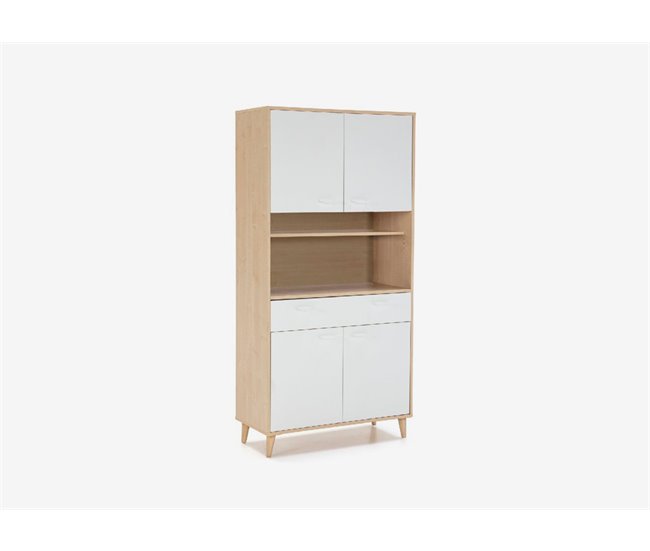 Conforama Buffet de cocina JASMINE blanco/haya Ofertas de temporada