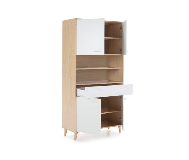Conforama Buffet de cocina JASMINE blanco/haya Ofertas de temporada