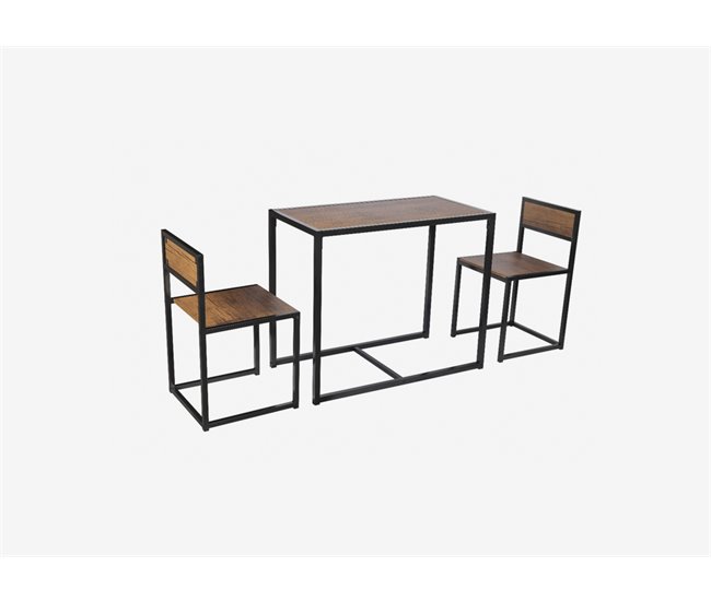 Conforama Conjunto DUO I mesa fija y 2 sillas de cocina Grandes ahorros