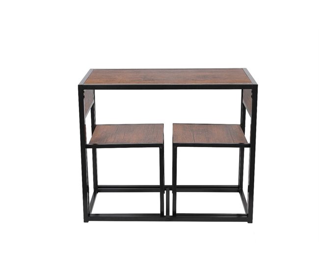 Conforama Conjunto DUO I mesa fija y 2 sillas de cocina Grandes ahorros