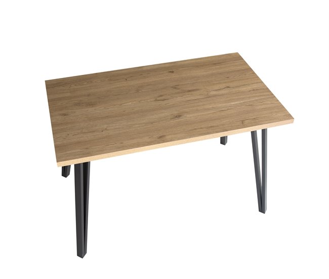 Conforama Mesa de cocina fija XANA II 120x70cm Rebajas de fin de temporada