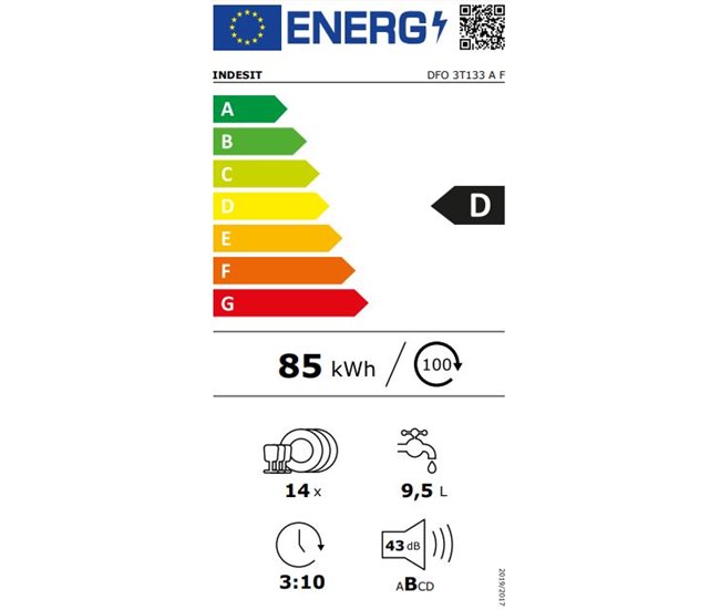Conforama Lavavajillas 60cm 14 Cubiertos color blanco INDESIT DFO 3T133 A F Últimos 3 días