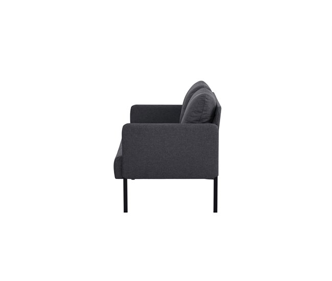 Conforama Sofá 2 plazas color gris oscuro POP Oferta especial de fábrica