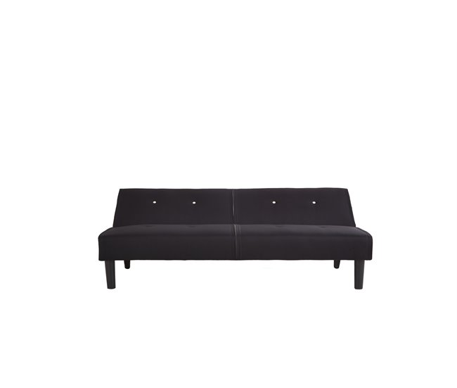Conforama Sofá convertible en cama RIO color negro Solo queda un día