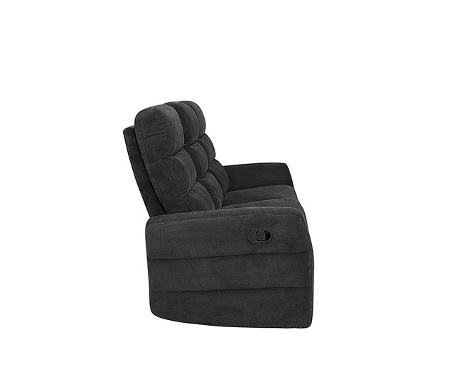 Conforama Sofá 3 plazas relax manual ZEUS color gris Grandes descuentos