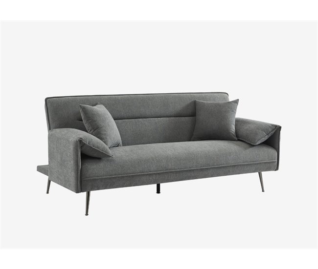 Conforama Sofá cama EIDEN 3 plazas color gris Ahorra y exporta