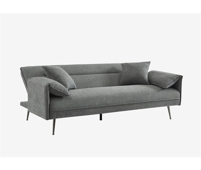 Conforama Sofá cama EIDEN 3 plazas color gris Ahorra y exporta