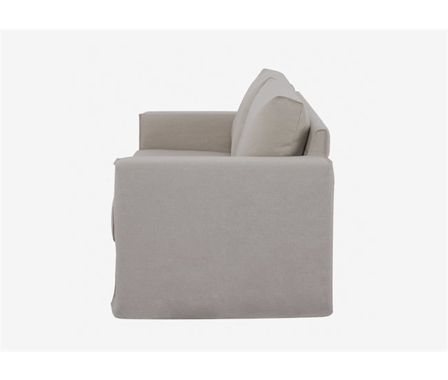 Conforama Sofá fijo JUNO 3 plazas color beige Ofertas de temporada