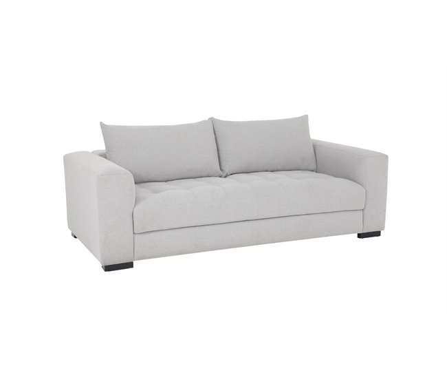 Conforama Sofá LAKE 3 plazas fijo gris claro Ofertas especiales