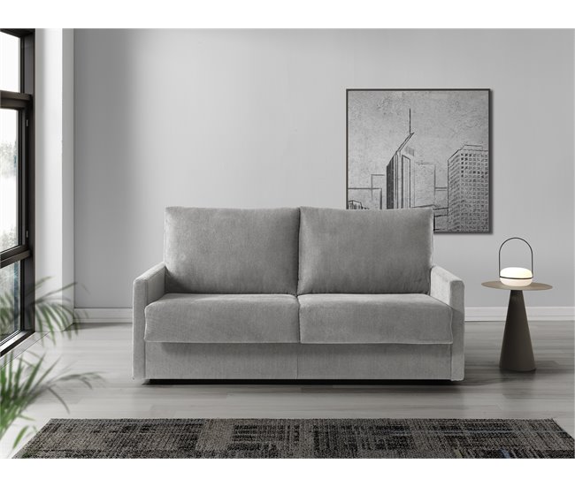 Conforama Sofá cama 3 plazas AVA color gris Grandes ahorros