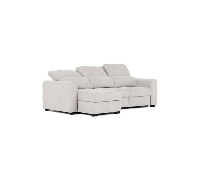 Conforama Chaise longue con cama CONNOR color beige Rebajas