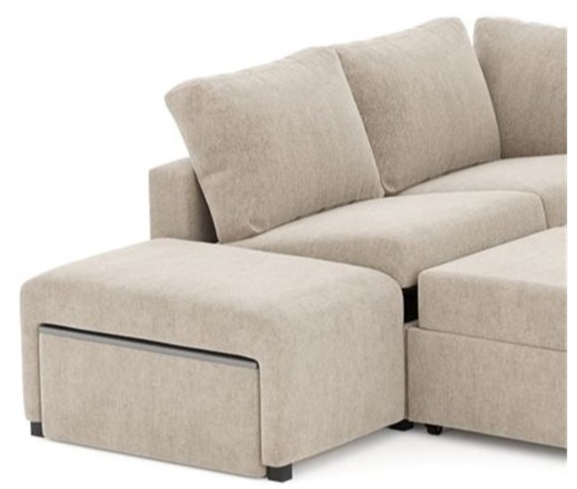 Conforama Rinconera ELTONEL con cama reversible camel Ofertas