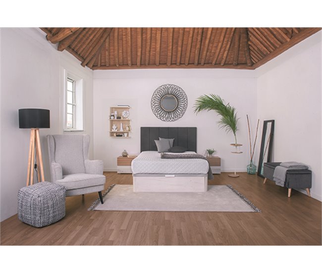 Conforama Canapé ARTIC BOX 135x190cm. madera Ártico Ventas relámpago