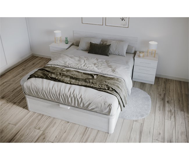Conforama Canapé ARTIC BOX 135x190cm. madera Ártico Ventas relámpago