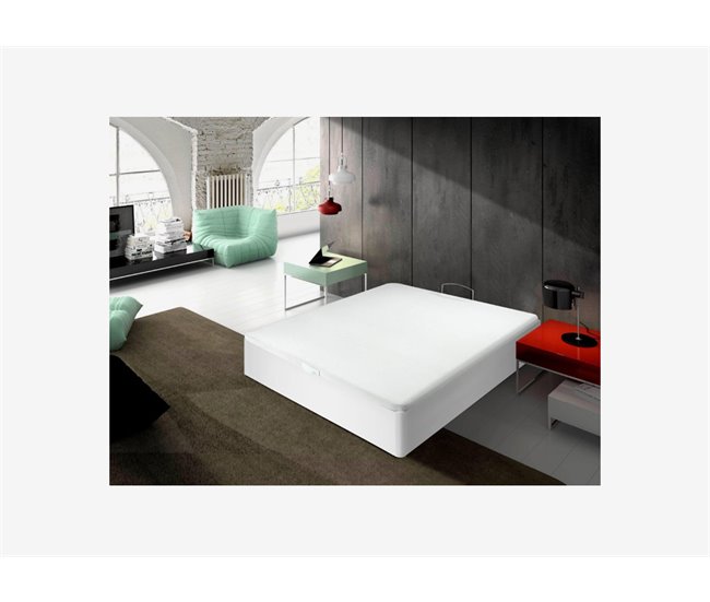 Conforama Canapé madera WOOD SPACE blanco 135x190 Descuento