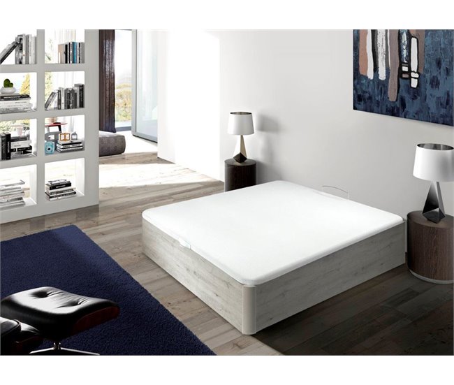 Conforama Canapé madera WOOD SPACE snow 135x190 Mejor oferta